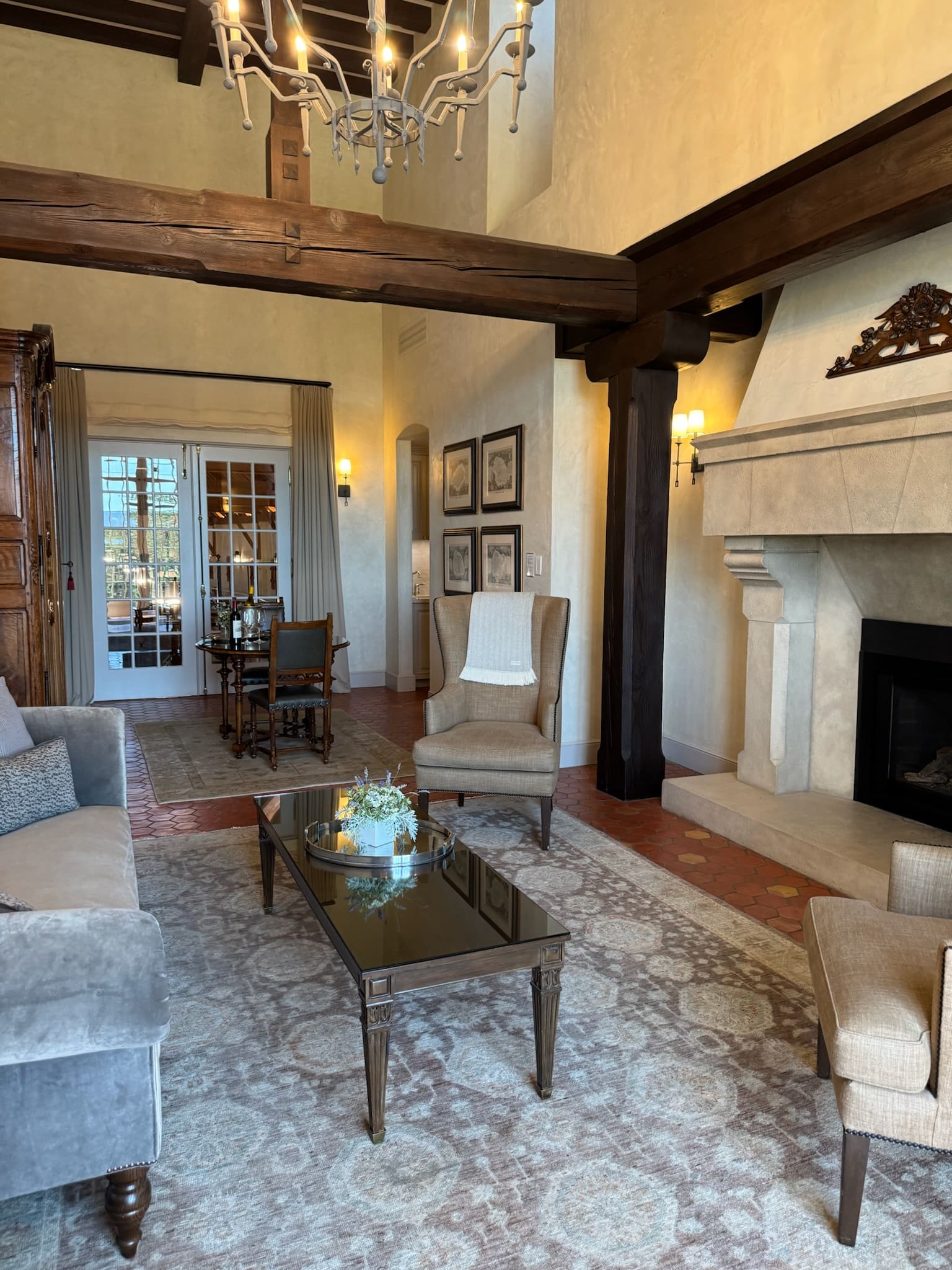 Chateau Room at Jordan Winery in Healdsburg California